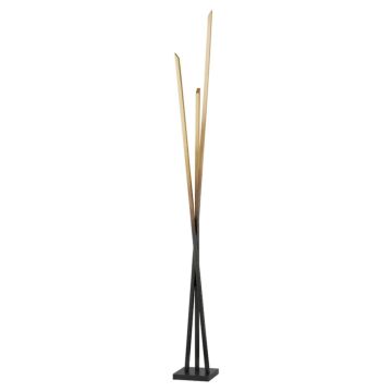 Gansevoort LED Floor Lamp in Gradient Brass by Hudson Valley