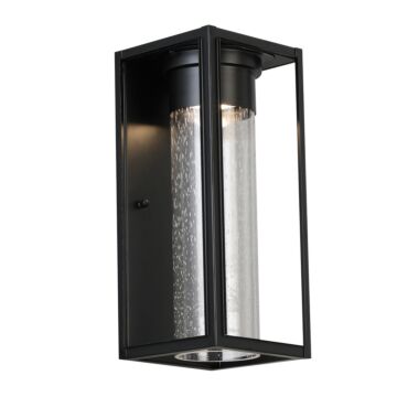 Walker Hill LED Outdoor Wall Light in Matte Black by Eglo USA