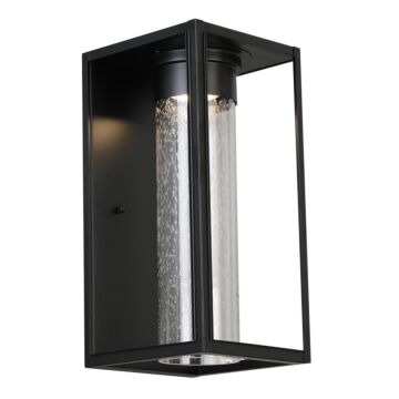 Walker Hill LED Outdoor Wall Light in Matte Black by Eglo USA
