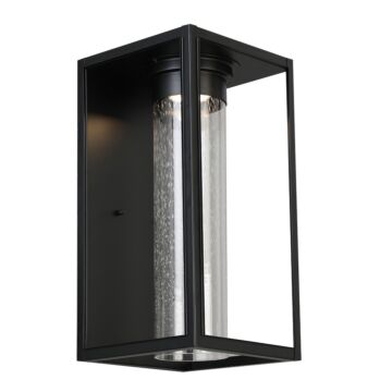 Walker Hill LED Outdoor Wall Light in Matte Black by Eglo USA