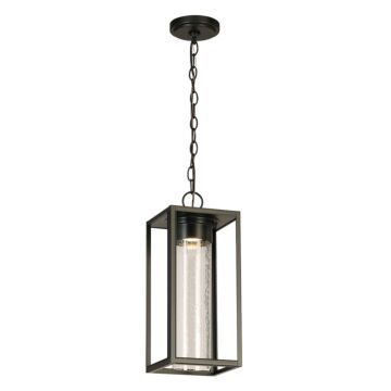 Walker Hill LED Outdoor Pendant in Matte Black by Eglo USA