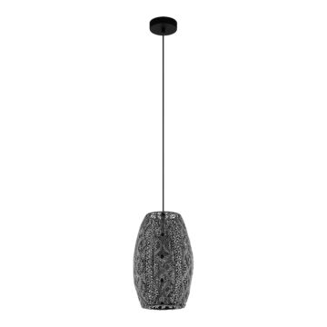 Riyadh One Light Pendant in Antique Black by Eglo USA