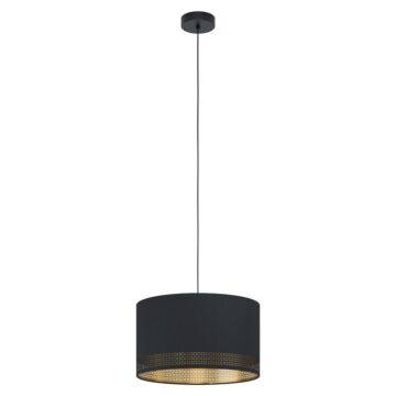 Esteperra One Light Pendant in Black by Eglo USA