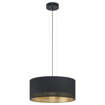 Esteperra Three Light Pendant in Black by Eglo USA
