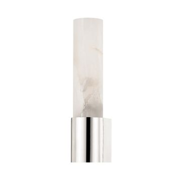 Ellington One Light Bath in Polished Nickel by Hudson Valley