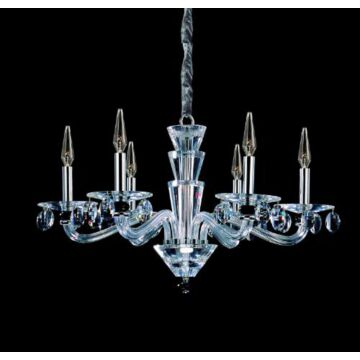 Fanshawe Six Light Chandelier in Chrome by Allegri
