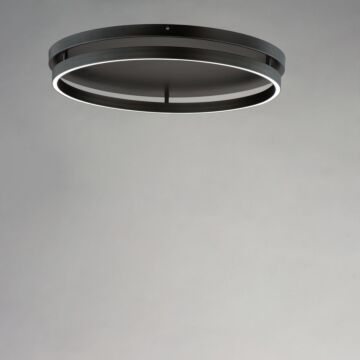 Groove WiZ LED Flush Mount in Black by ET2