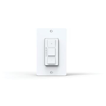 WiFi Dimmer Paddle Switch Smart WiFi On Off Dimmer Switch Wall Control in White by Craftmade