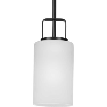 League 1-Light Mini Pendant in Matte Black