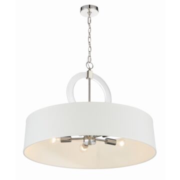 Cape Coral  Pendant in Polished Nickel by Minka-Lavery
