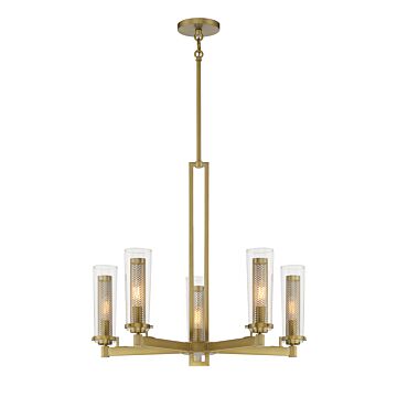 Emmerham  Chandelier in Soft Brass by Minka-Lavery