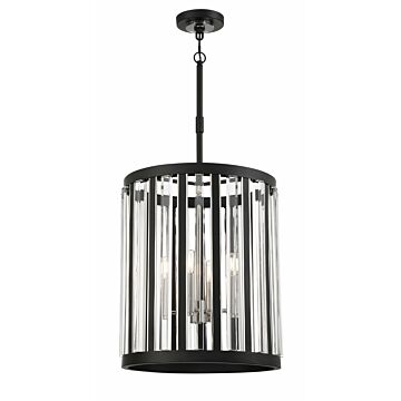 Majestic Splendor Pendant in Sand Coal And Polished Nickel by Minka-Lavery