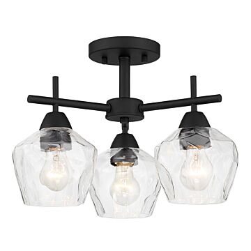 Camrin  Semi Flush   Chandelier in Coal by Minka-Lavery