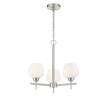 Camrin  Chandelier in Brushed Nickel by Minka-Lavery