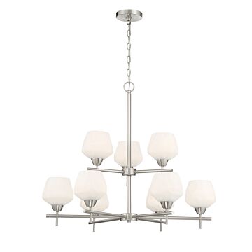 Camrin  Chandelier in Brushed Nickel by Minka-Lavery