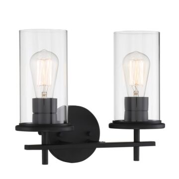 Haisley  Bathroom Vanity Light in Coal by Minka-Lavery
