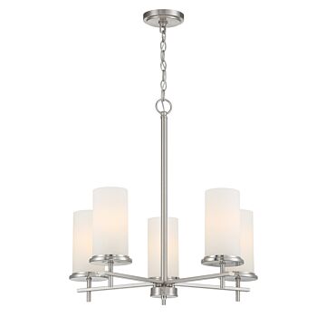 Haisley  Chandelier in Brushed Nickel by Minka-Lavery