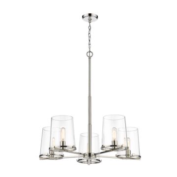 Callista  Chandelier in Polished Nickel by Z-Lite
