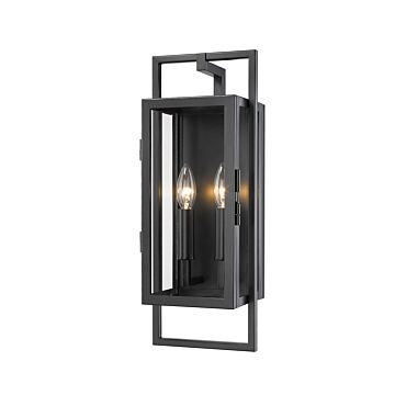 Lucian Outdoor Wall Sconce in Black by Z-Lite