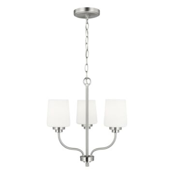 Windom Chandelier in Brushed Nickel by Generation Lighting