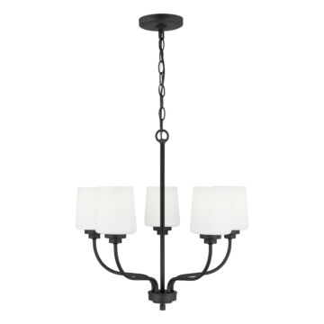 Windom Chandelier in Midnight Black by Generation Lighting