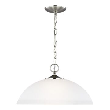 Geary Pendant in Brushed Nickel by Generation Lighting