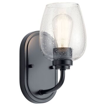Valserrano One Light Wall Sconce in Black by Kichler