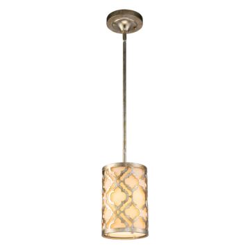 Arabella 1-Light Mini Pendant in Antique Silver