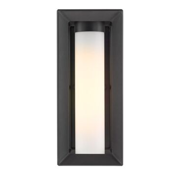 Smyth NB One Light Outdoor Wall Sconce in Natural Black by Golden
