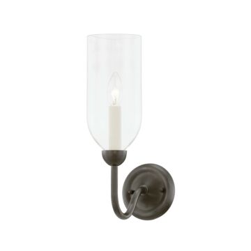 Classic No.1 One Light Wall Sconce in Distressed Bronze by Hudson Valley