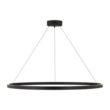Fiama LED Suspension in Matte Black by Visual Comfort Modern