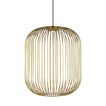 Kai LED Pendant in Plated Brass by Visual Comfort Modern