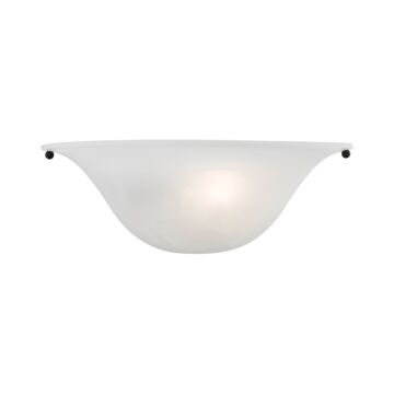 Wynnewood 1-Light Wall Sconce in Black