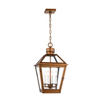 Hyannis Four Light Pendant in Natural Copper by Visual Comfort Studio