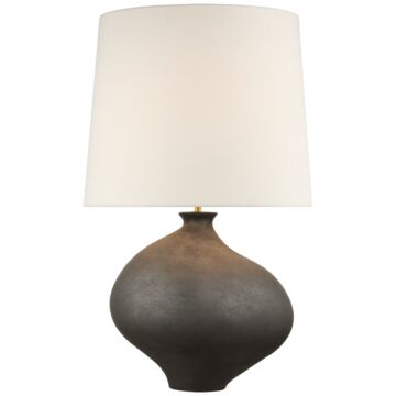 Celia LED Table Lamp in Stained Black Metallic by Visual Comfort Signature