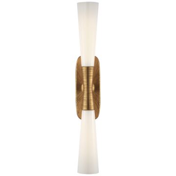 Utopia LED Bathroom Vanity Light in Gild by Visual Comfort Signature