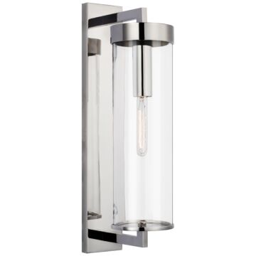 Liaison  Outdoor Wall Sconce in Polished Nickel by Visual Comfort Signature