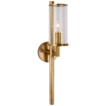 Liaison  Wall Sconce in Antique-Burnished Brass by Visual Comfort Signature