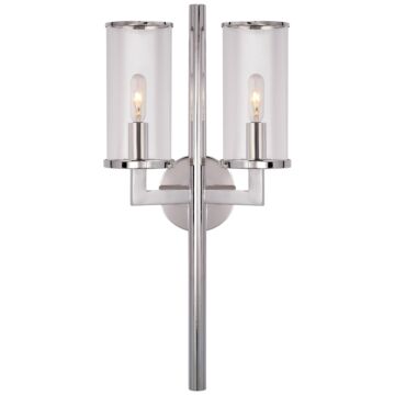 Liaison  Wall Sconce in Polished Nickel by Visual Comfort Signature