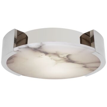Melange LED Flush Mount in Polished Nickel by Visual Comfort Signature