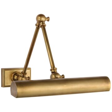 Cabinet Maker LED Library Light in Hand-Rubbed Antique Brass by Visual Comfort Signature