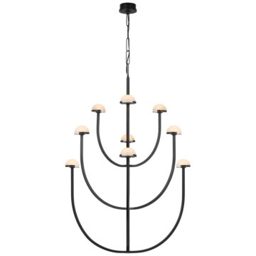 Pedra LED Chandelier in Bronze by Visual Comfort Signature