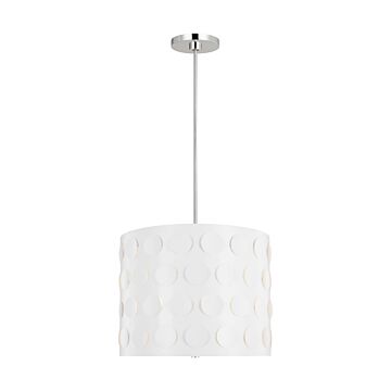 Dottie Three Light Pendant in Polished Nickel by Visual Comfort Studio