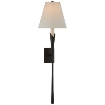 Aiden LED Wall Sconce in Aged Iron by Visual Comfort Signature