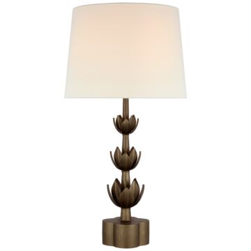 Alberto  Table Lamp in Antique Bronze Leaf by Visual Comfort Signature