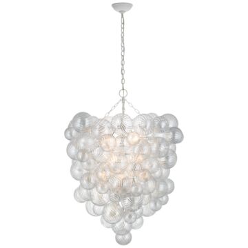Talia LED Chandelier in Plaster White by Visual Comfort Signature
