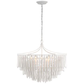 Vacarro LED Chandelier in Plaster White by Visual Comfort Signature