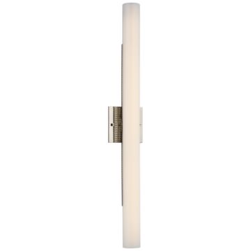 Precision LED Bathroom Vanity Light in Polished Nickel by Visual Comfort Signature