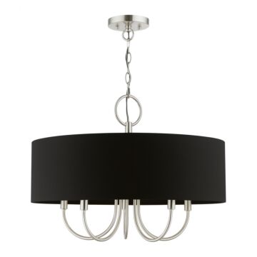 Huntington 5-Light Pendant in Brushed Nickel