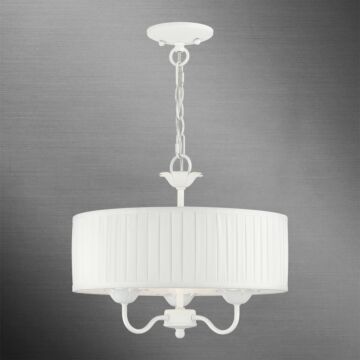Edinburgh 3-Light Pendant in White